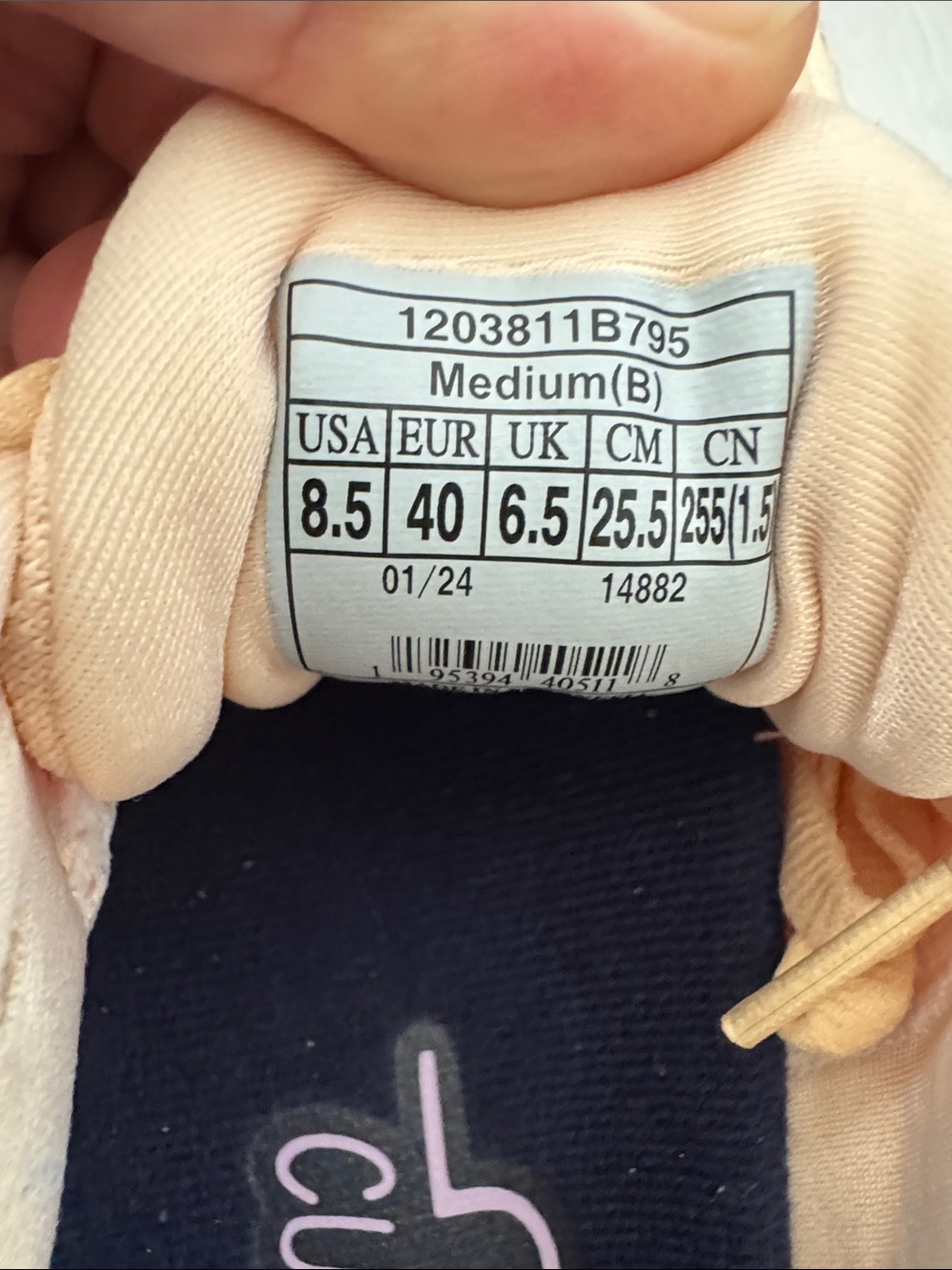 Brooks Size 8-8.5B Adrenaline GTS 23 Women's Running Shoes Apricot (Estate Blue) - Picture 9 of 9